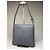 Vintage Givenchy Schultertasche aus glattem Leder Grau Silber - Ansicht 2