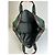 Tote Vintage Issey Miyake in Tela e Pelle Verde Scuro e Marrone - vista 3