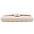 Clutch Chanel trapuntata in caviale beige con tracolla a catena - vista 3