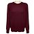 Prada Strickpullover aus Wolle und Kaschmir in Burgund mit Dreiecks-Logo Bordeaux