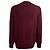 Prada Strickpullover aus Wolle und Kaschmir in Burgund mit Dreiecks-Logo Bordeaux - Ansicht 3