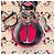 Borsa Lady Dior Medium in rafia intrecciata Beige - vista 5