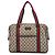 Borsa business Gucci GG Canvas Web beige