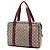 Borsa business Gucci GG Canvas Web beige - vista 2