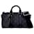 Borsa Keepall Bandouliere 25 Louis Vuitton Monogram Eclipse Reverse Nera Nero