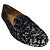 Mocassini bassi Aquazzura Silver Metallic Sequined Argento