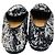 Mocassini bassi Aquazzura Silver Metallic Sequined Argento - vista 6
