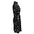 Vestido midi de seda de manga larga estampado Negro / Marfil Marc Jacobs - vista 2