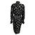 Vestido midi de seda de manga larga estampado Negro / Marfil Marc Jacobs - vista 3