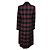 Ermanno Scervino Black / Red / Blue Multi Plaid Double Breasted Mid-Length Wool Coat Multiple colors - view 3