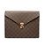 Bolso Clutch Louis Vuitton Monogram Mark Folder Marrón Castaño