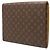 Bolso Clutch Louis Vuitton Monogram Mark Folder Marrón Castaño - vista 2