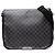Borsa a tracolla Louis Vuitton Daniel MM Damier Graphite Nera Nero