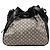 Borsa a secchiello Louis Vuitton Monogram Mini Lin Idylle Noe PM Grigia Grigio
