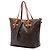 Louis Vuitton Monogram Palermo GM Satchel Tasche Braun - vista 2