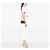 Borsa a tracolla Chanel Mini Rectangular Classic Metallic Caviar Single Flap Grigia Grigio - vista 7