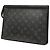 Borsa a Pochette Louis Vuitton Monogram Eclipse Pochette Voyage MM Nera Nero - vista 2
