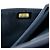 Borsa a tracolla Chanel CC in vernice blu con cuciture Whipstitch Wallet On Chain - vista 5