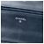 Borsa a tracolla Chanel CC in vernice blu con cuciture Whipstitch Wallet On Chain - vista 6