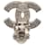 Orecchini a clip Chanel CC in ottone e strass argento - vista 3