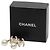 Orecchini Chanel CC placcati oro con smalto, perle finte e strass, chiusura a pressione D'oro - vista 4