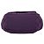 Bolsa de ombro Chanel em nylon acolchoado bubble roxa com aba e corrente acordeão Roxo - vista 3