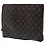 Borsa a Clutch Louis Vuitton Monogram Etui Voyage MM Marrone - vista 2