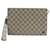 Pouch Gucci Medium Bicolor GG Supreme Blu
