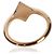 Anello H Gambade in oro rosa Hermès - vista 4