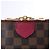 Borsa a mano 2Way Louis Vuitton Hyde Park Damier Ebene Marrone x Viola N41015 Porpora - vista 12