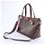 Borsa a mano 2Way Louis Vuitton Hyde Park Damier Ebene Marrone x Viola N41015 Porpora - vista 2