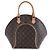Borsa a mano Louis Vuitton Ellipse MM Monogram Canvas in marrone M51126