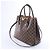 Borsa a mano 2Way Louis Vuitton Kensington Damier Ebene Marrone N41435 Beige - vista 2