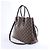 Borsa a mano 2Way Louis Vuitton Kensington Damier Ebene Marrone N41435 Beige - vista 4