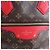 Borsa Louis Vuitton Tournelle PM Monogram Canvas in Brown x Red M44027 Rosso - vista 11