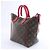 Borsa Louis Vuitton Tournelle PM Monogram Canvas in Brown x Red M44027 Rosso - vista 4