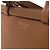 mala de mão 2Way Small em couro granulado macio com fivela Prada, Brown 1BA418 Marrom - vista 12