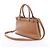 mala de mão 2Way Small em couro granulado macio com fivela Prada, Brown 1BA418 Marrom - vista 2