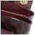 Borsa a tracolla Louis Vuitton Vavin PM Damier Ebene in Brown x Burgundy N40109 Bordò - vista 14