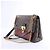 Borsa a tracolla Louis Vuitton Vavin PM Damier Ebene in Brown x Burgundy N40109 Bordò - vista 2