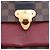 Borsa a tracolla Louis Vuitton Vavin PM Damier Ebene in Brown x Burgundy N40109 Bordò - vista 8