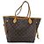 Borsa Tote Louis Vuitton Neverfull MM in marrone