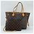 Borsa Tote Louis Vuitton Neverfull MM in marrone - vista 12