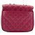 Borsa a tracolla Chanel Matelassé in rosa - vista 2