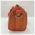 Borsa Louis Vuitton Keepall Bandoulière 25 Arancione - vista 5