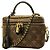 Borsa Vanity con catena Louis Vuitton Monogram Reverse Marrone