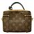 Borsa Vanity con catena Louis Vuitton Monogram Reverse Marrone - vista 12