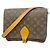 Bolso de hombro Louis Vuitton Monogram Cartouchiere GM Castaño