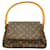 Borsa a tracolla Louis Vuitton Monogram Mini Looping Marrone