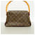 Borsa a tracolla Louis Vuitton Monogram Mini Looping Marrone - vista 9